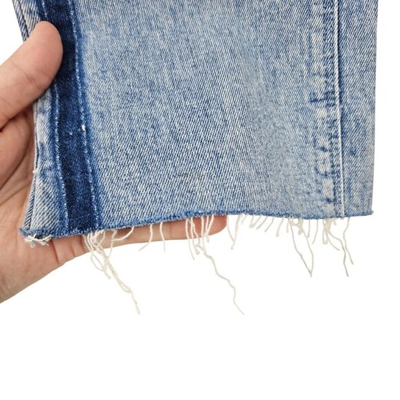 Black Orchid Bardot Straight Fray Jeans Vintage Rehab Light Wash Size 24 NWT - Picture 3 of 12